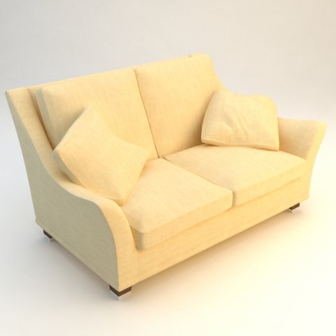 2 seater sofa 3D मॉडल .c4d .max .obj .3ds .fbx .stl .blend 