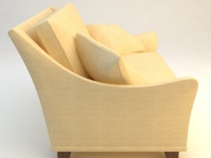 2 seater sofa 3D मॉडल