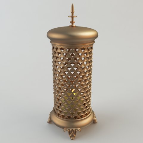 turkish candle holder Modelo 3D .c4d .max .obj .3ds .fbx .stl .blend 