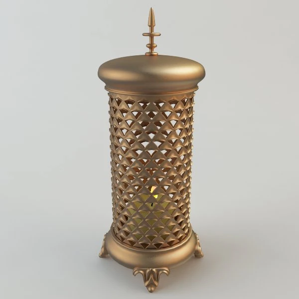 turkish candle holder 3D Model .c4d .max .obj .3ds .fbx .stl .blend 