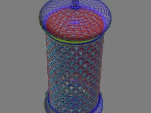 turkish candle holder 3D Model