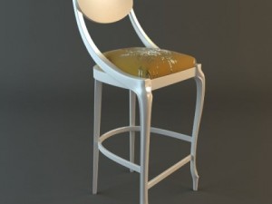 bar stool 3D 模型