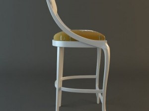 bar stool 3D 模型