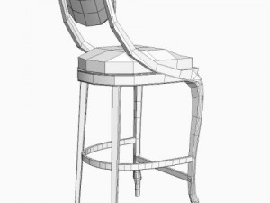 bar stool 3D 模型