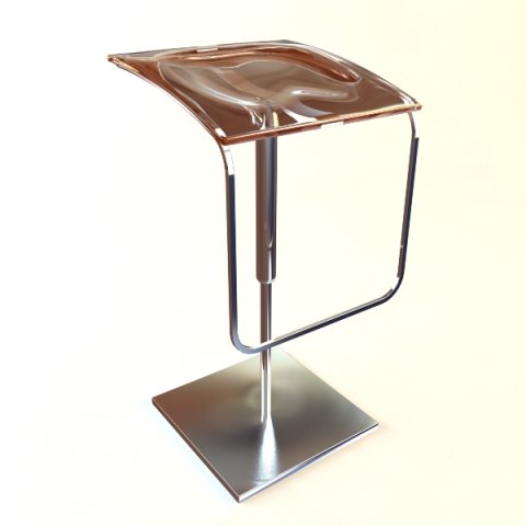 contemporary bar stool 3D Model .c4d .max .obj .3ds .fbx .stl .blend 