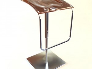 contemporary bar stool 3D Модель
