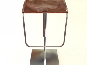 contemporary bar stool 3D Model