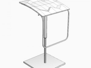 contemporary bar stool 3D Model