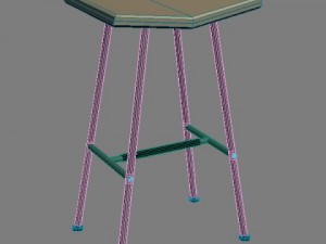 bar stool 3D 模型