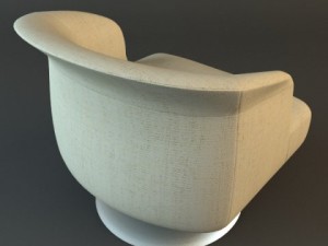 contemporary armchair 3D 模型