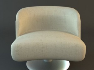 contemporary armchair 3D 模型