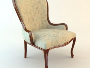 classical antique armchair Modèle 3D
