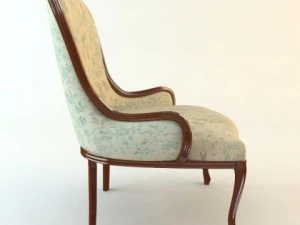 classical antique armchair 3D Model