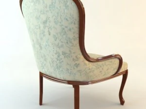 classical antique armchair 3D Model