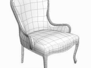 classical antique armchair 3D Model