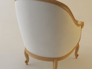 antique armchair Modèle 3D