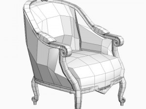 antique armchair Modèle 3D
