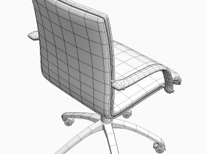 office armchair 3 3D Model