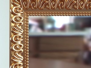 rectangular wall mirror 3D 模型
