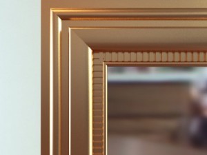rectangular wall mirror Modello 3D