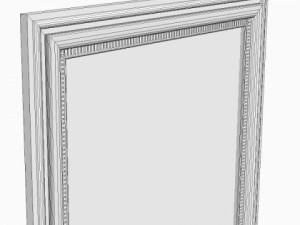 rectangular wall mirror Modello 3D