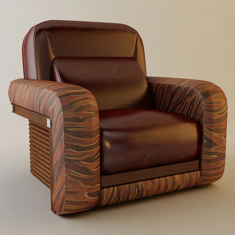 florence collection fire chair 3D Model .c4d .max .obj .3ds .fbx .stl .blend 