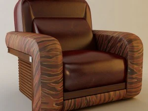 florence collection fire chair 3D Model