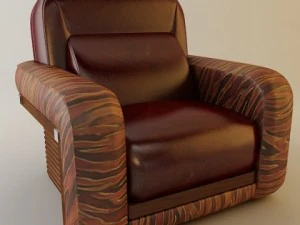 florence collection fire chair 3D Model