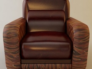 florence collection fire chair 3D 模型
