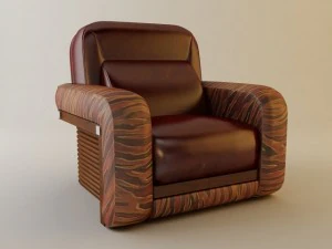 florence collection fire chair 3D Model