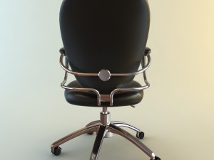 high back office armchair 4 3D 모델