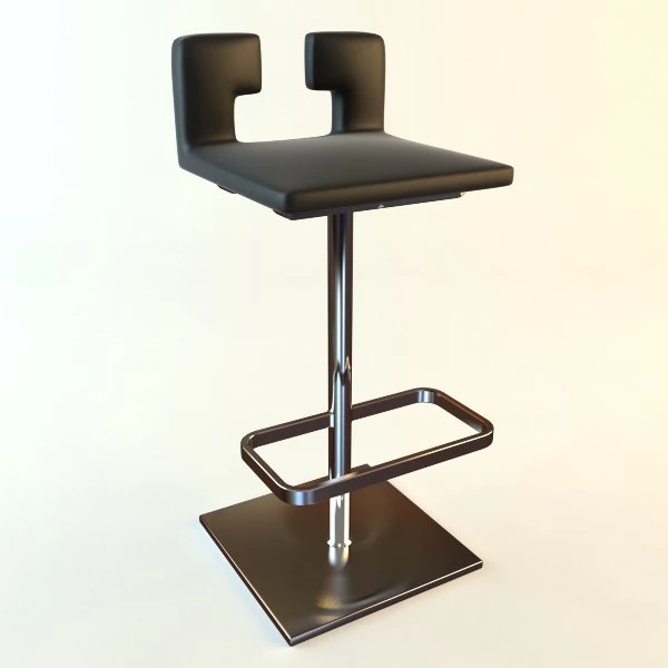 bar stool 2 3D Model .c4d .max .obj .3ds .fbx .stl .blend