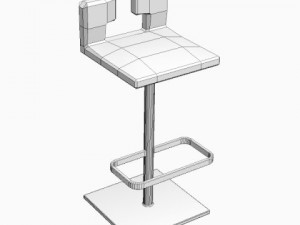 bar stool 2 3D Model