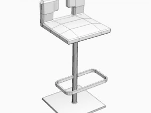 bar stool 2 3D Model