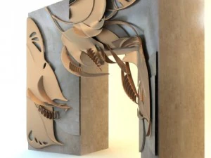 fireplace surround 3D Model