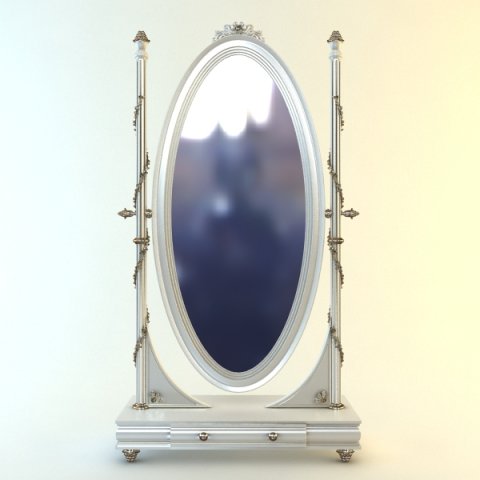 savio firmino cheval mirror Modello 3D .c4d .max .obj .3ds .fbx .stl .blend