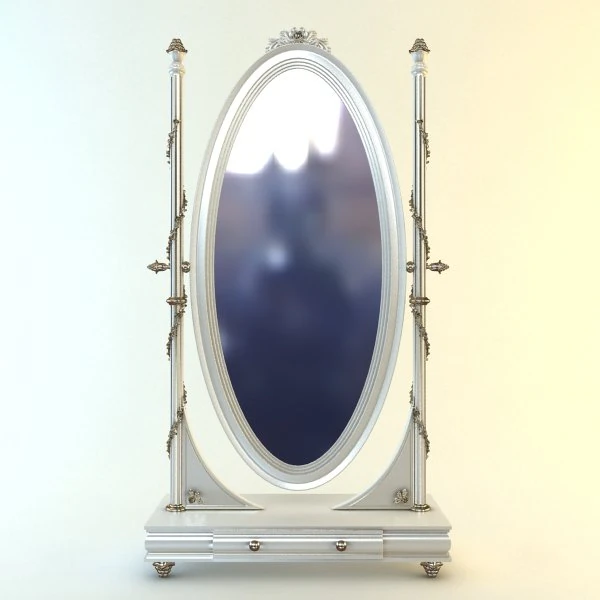 savio firmino cheval mirror 3D Model .c4d .max .obj .3ds .fbx .stl .blend 