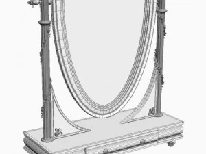 savio firmino cheval mirror 3D Model