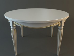 table  chairs set Modello 3D