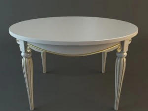 table  chairs set 3D Model