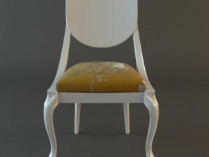 table  chairs set Modello 3D