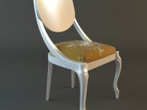 table  chairs set Modello 3D