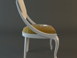 table  chairs set Modello 3D
