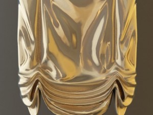 roman shade window curtain Model 3D