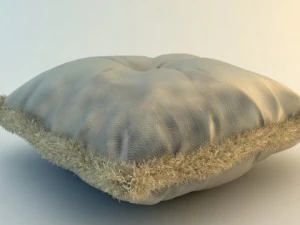 베개 3D 모델