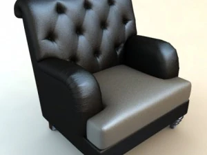 Честерфилд кресло 3D Модель