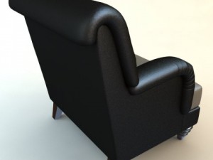 chesterfield armchair 3D Model