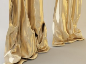 curtains 3D Модель