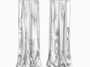 curtains 3D Модель
