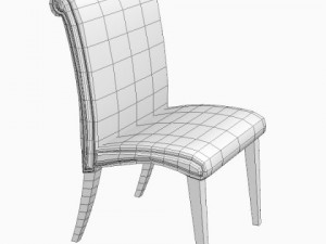 side chair Modello 3D